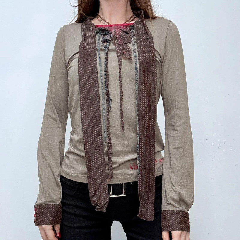 cop copine jersey flared top