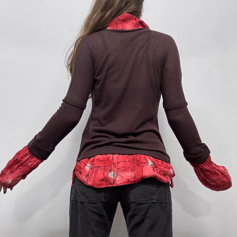 Floaty flare shirt blouse