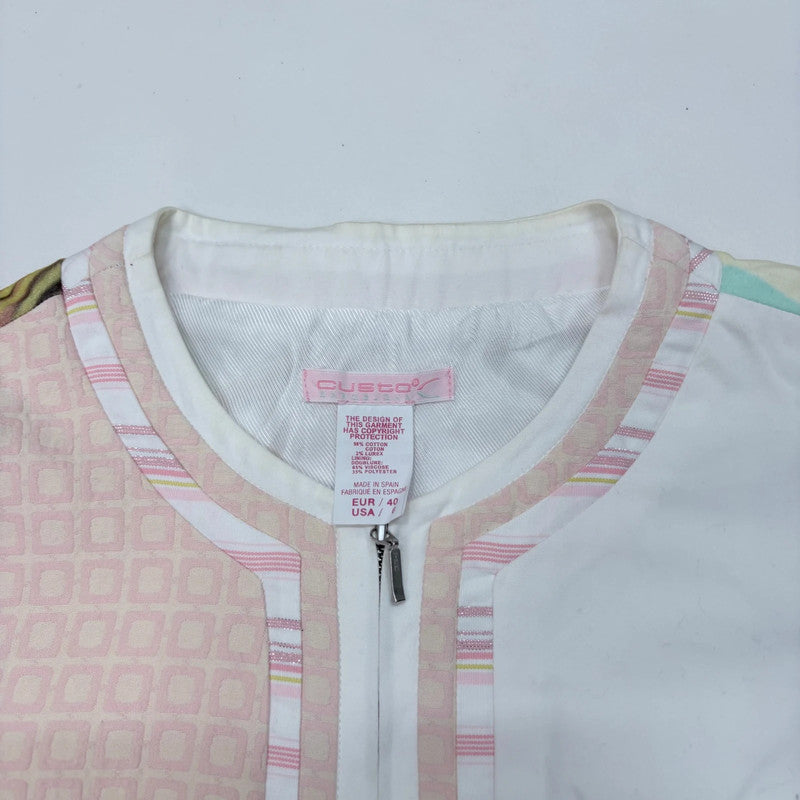 fitted cropped custo Barcelona jacket