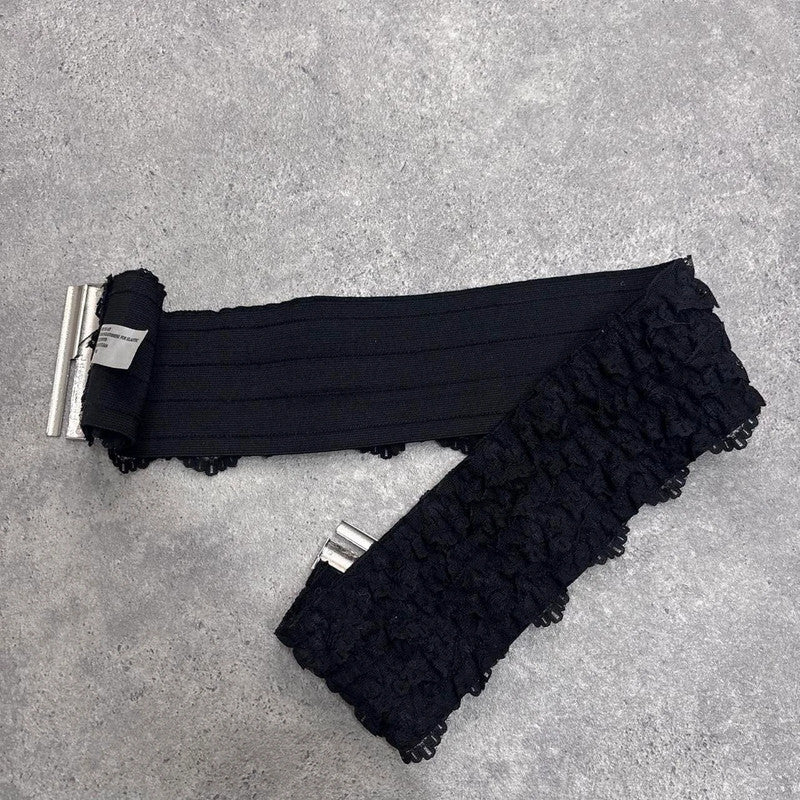 black lace belt