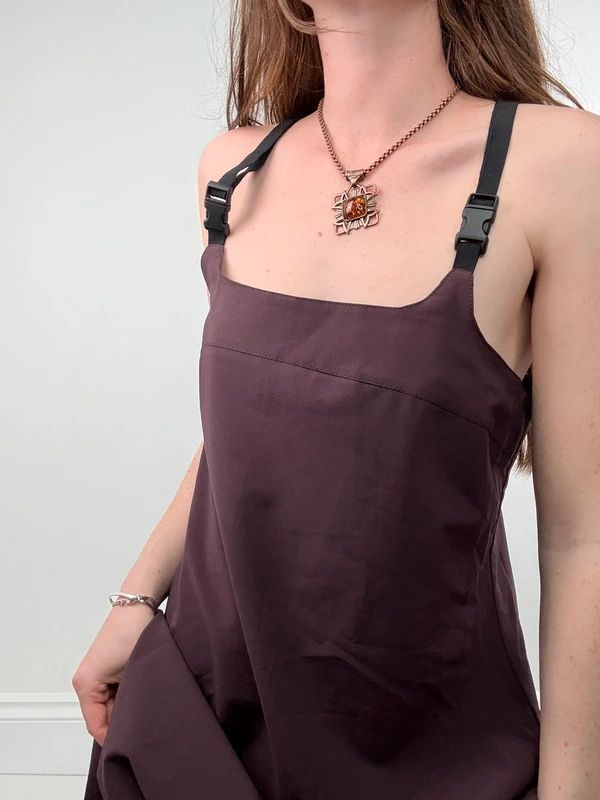 Cop Copine gathered structured maxi dress