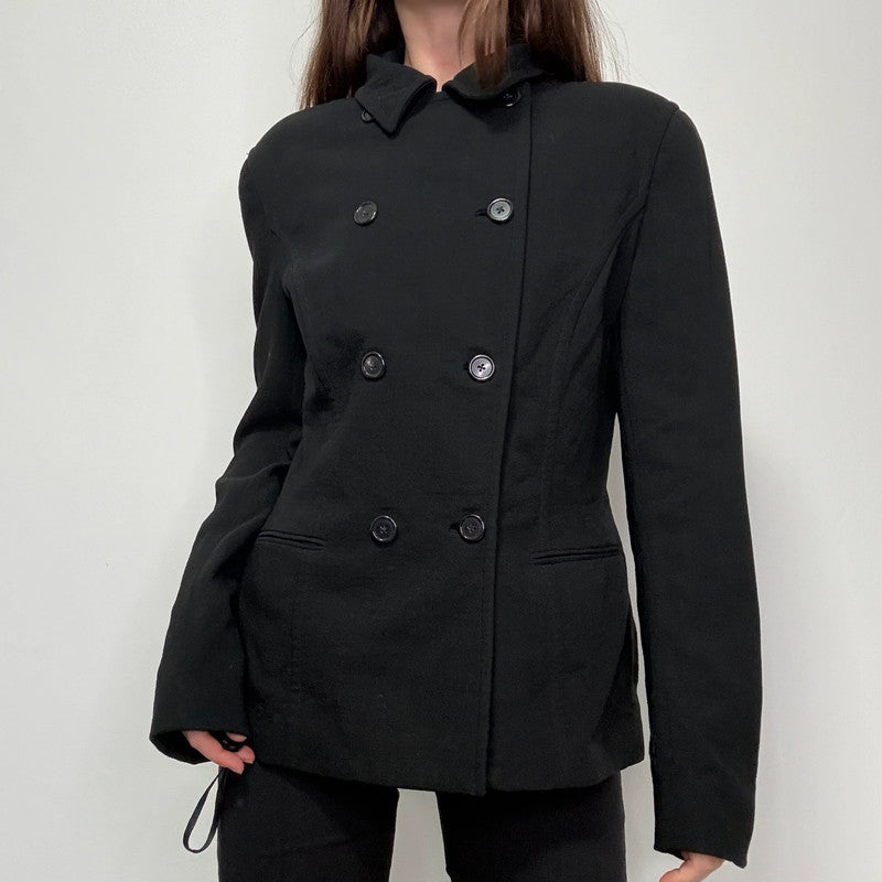 Black Ralph Lauren purple label silk and wool jacket