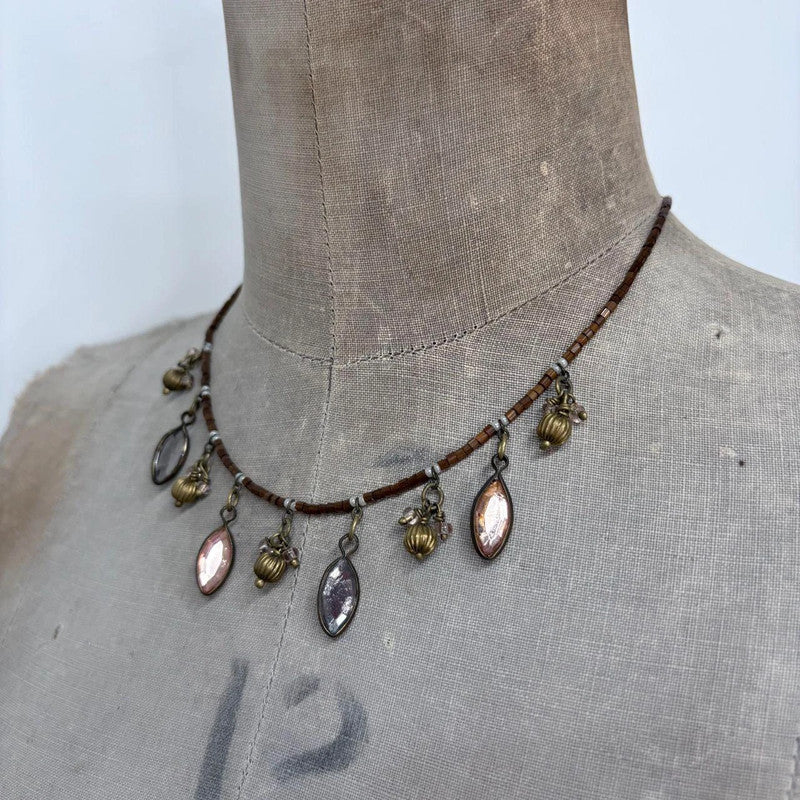 beaded fairy necklace