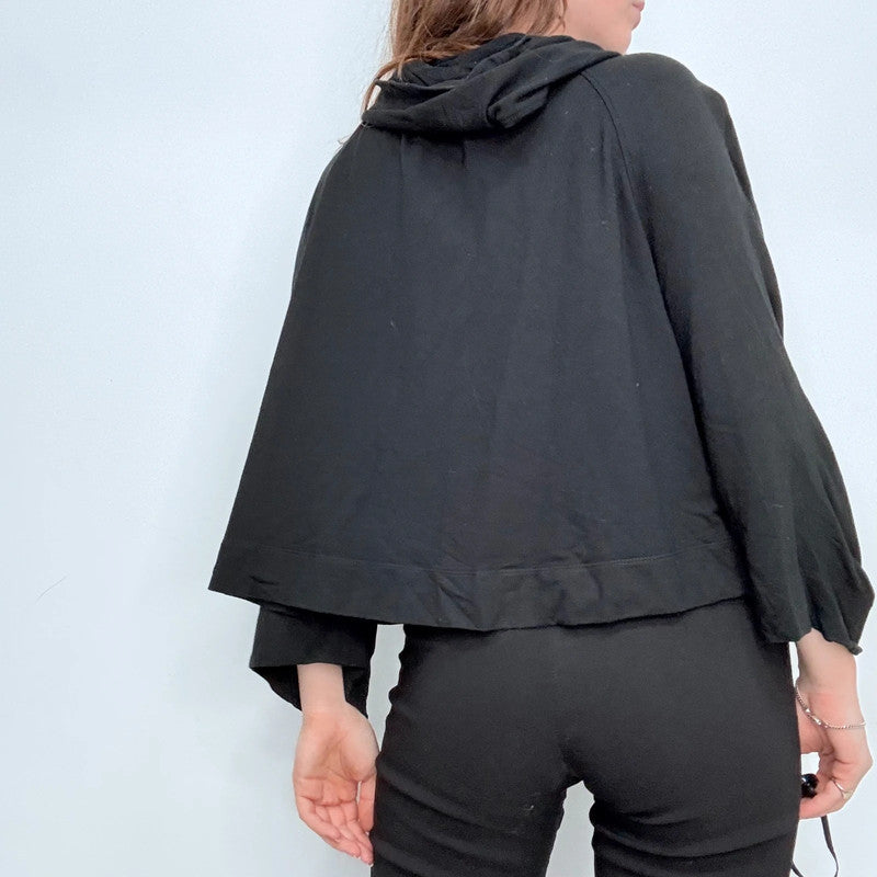 Cop Copine black flared hooded jacket