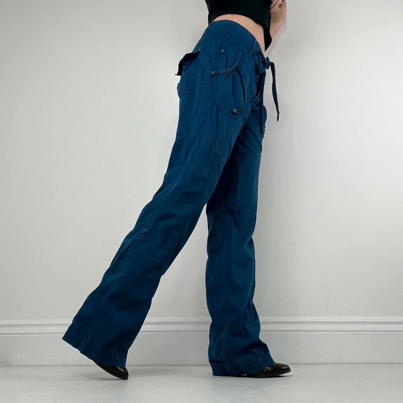 blue flared Morgan de Toi trousers