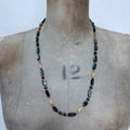 beaded shell boho necklace