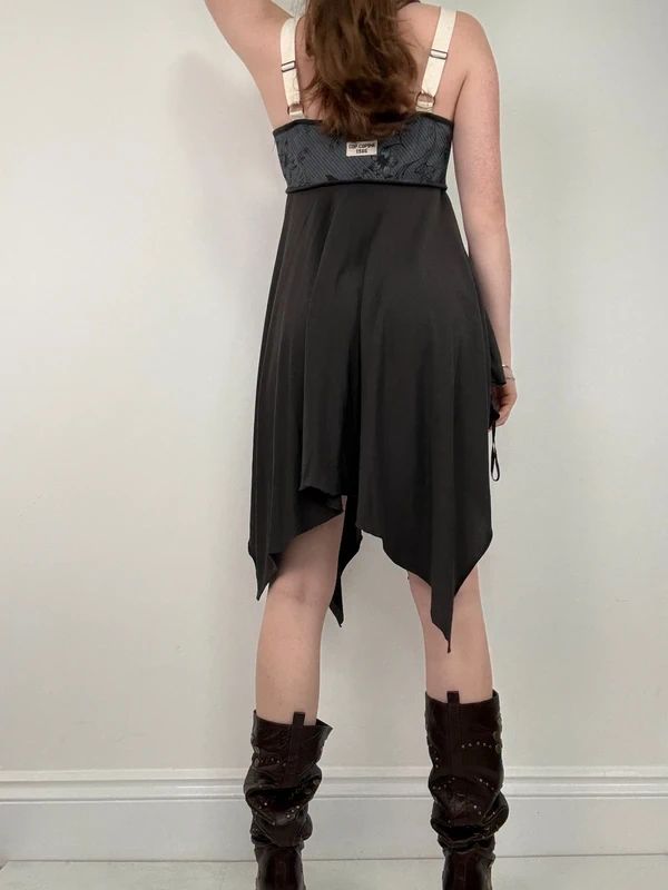 Cop Copine pleated flared grunge dress