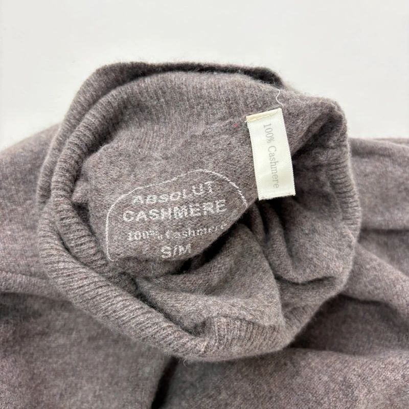 brown slouchy cashmere batwing jumper