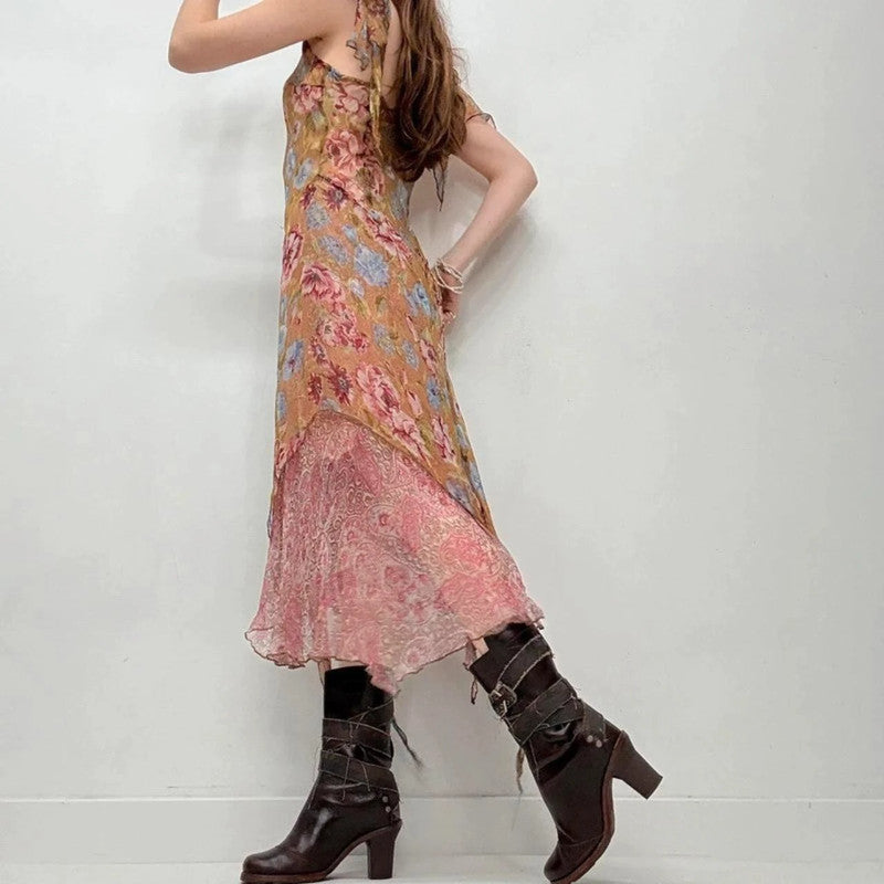 floral Rene derhy fairy paisley dress