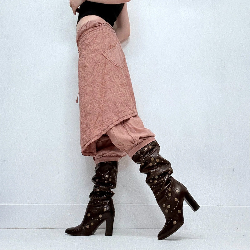Cop Copine layered skirt trousers