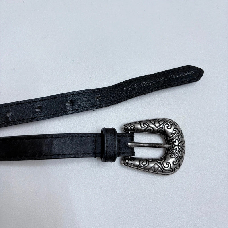 oversized chunky metal chain belt