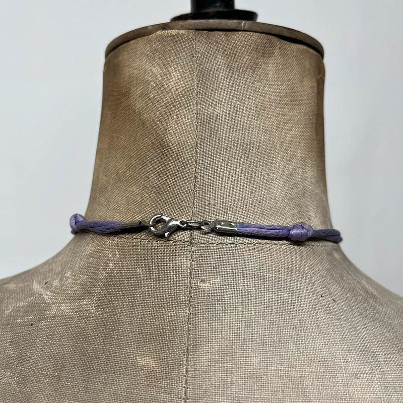 Chunky glass crystal pendant