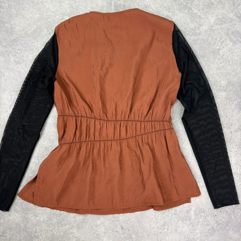 asymmetric flared Cop Copine shirt