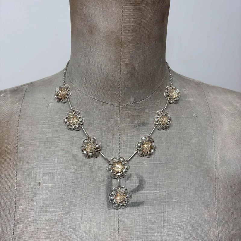 Regency fairy flower necklace