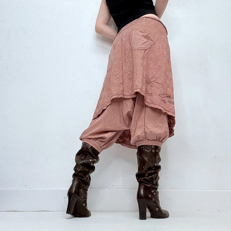 Cop Copine layered skirt trousers