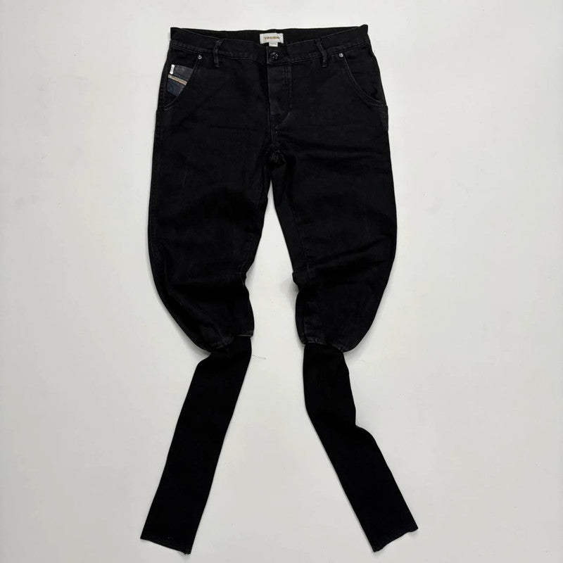 Diesel baggy grunge rib trousers