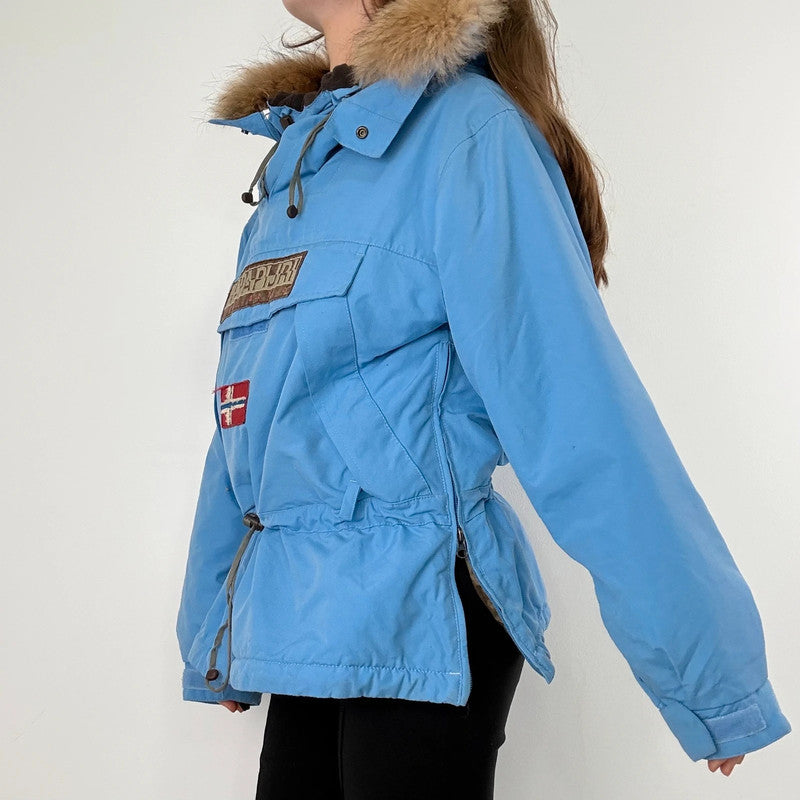 Vintage 90s napapijri geographic Skidoo jacket