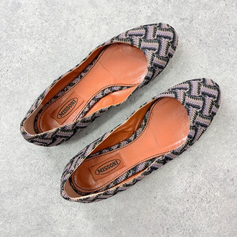 Vintage Missoni ballet flats