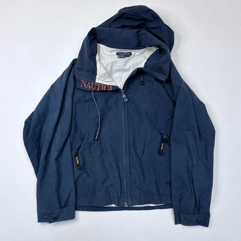 Nautica navy oversized windbreaker jacket