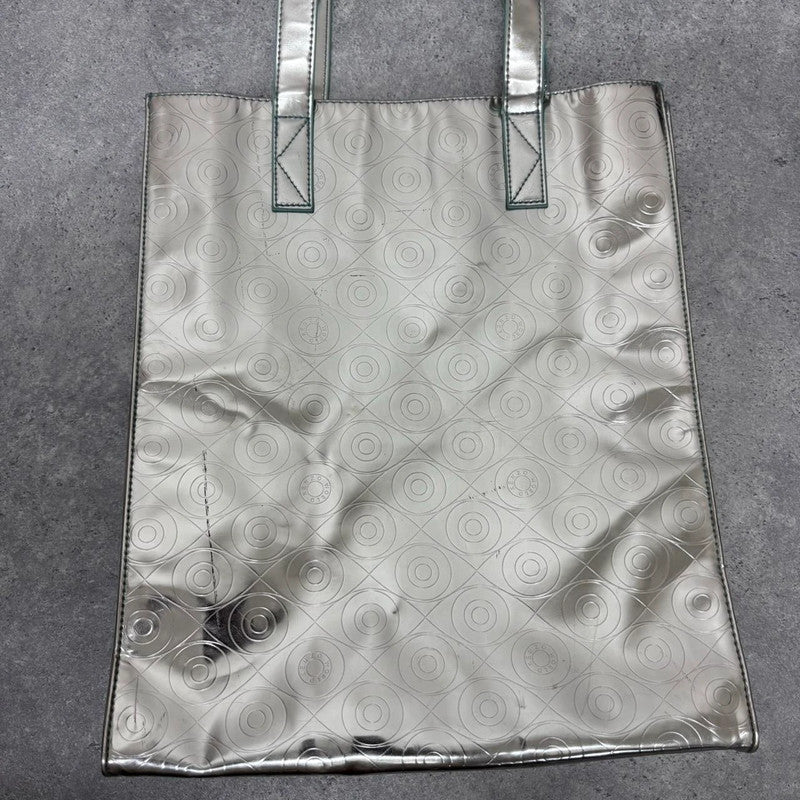 silver tech metallic bag