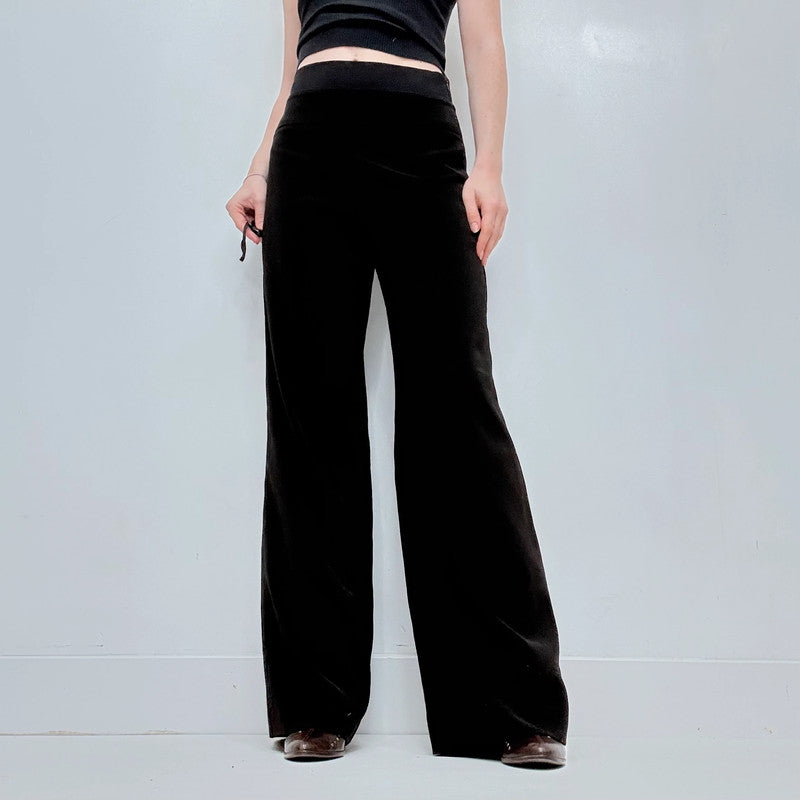 Cop Copine black flared suit trousers
