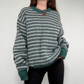 oversized knitted jumper