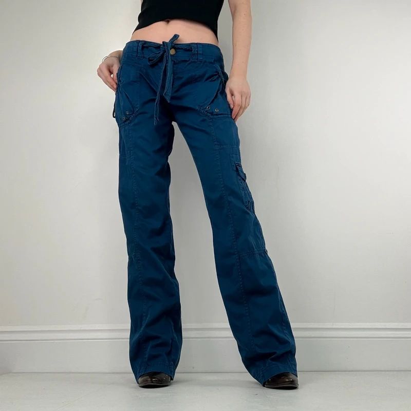 blue flared Morgan de Toi trousers