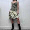 vintage puff cargo dress