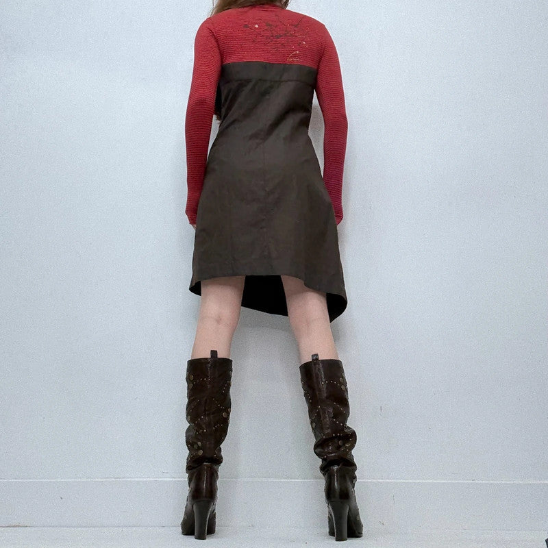 Cop Copine asymmetric mini dress