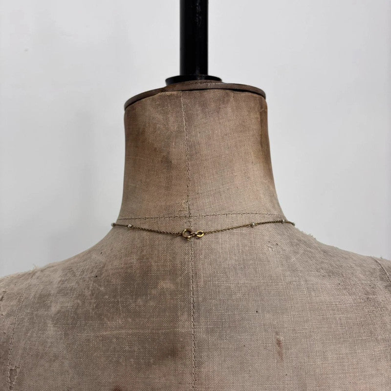 gold plated cross necklace