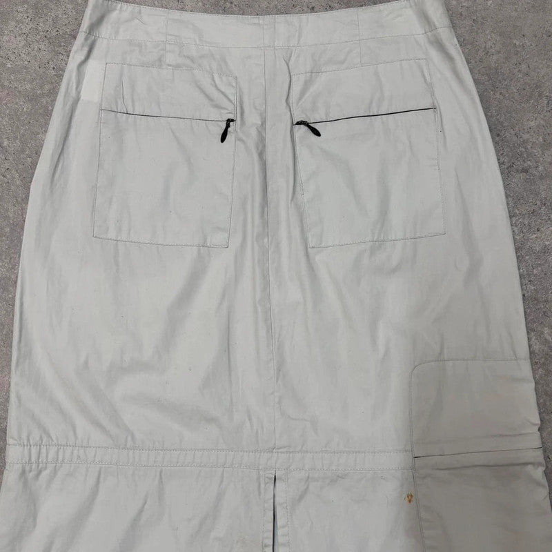 tech cargo maxi skirt