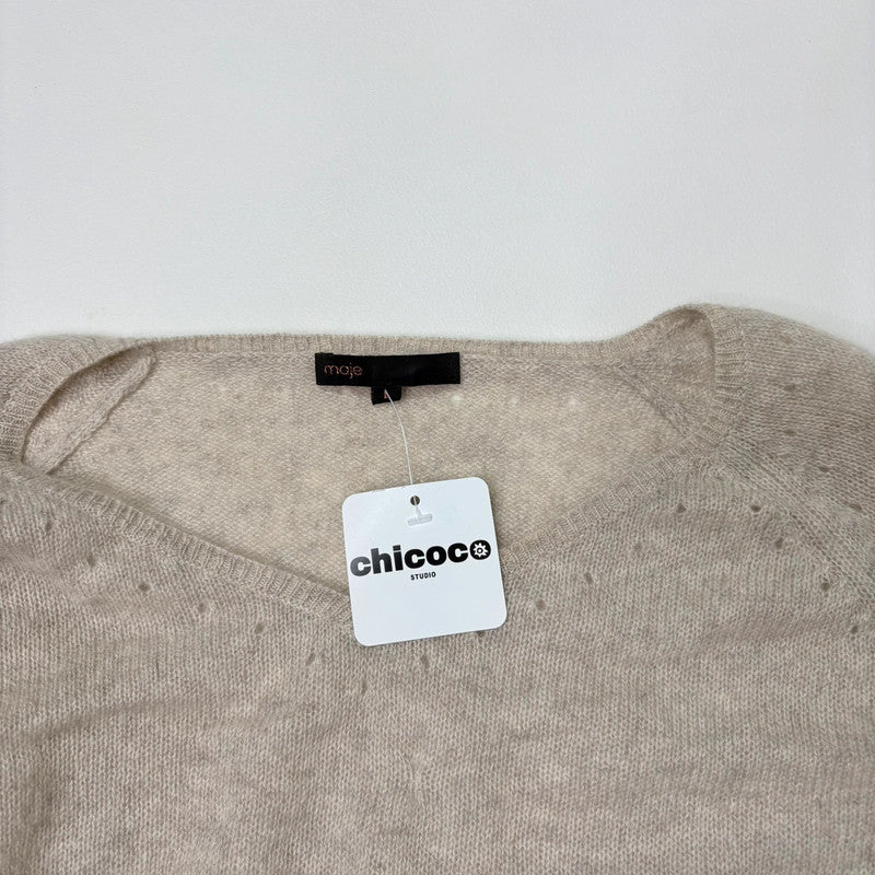 fine knit Maje cashmere jumper