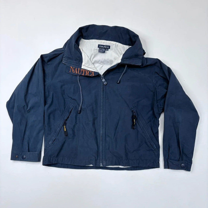 Nautica navy oversized windbreaker jacket