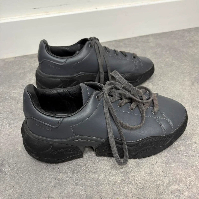 chunky grey adidas low top trainers
