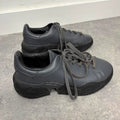 chunky grey adidas low top trainers
