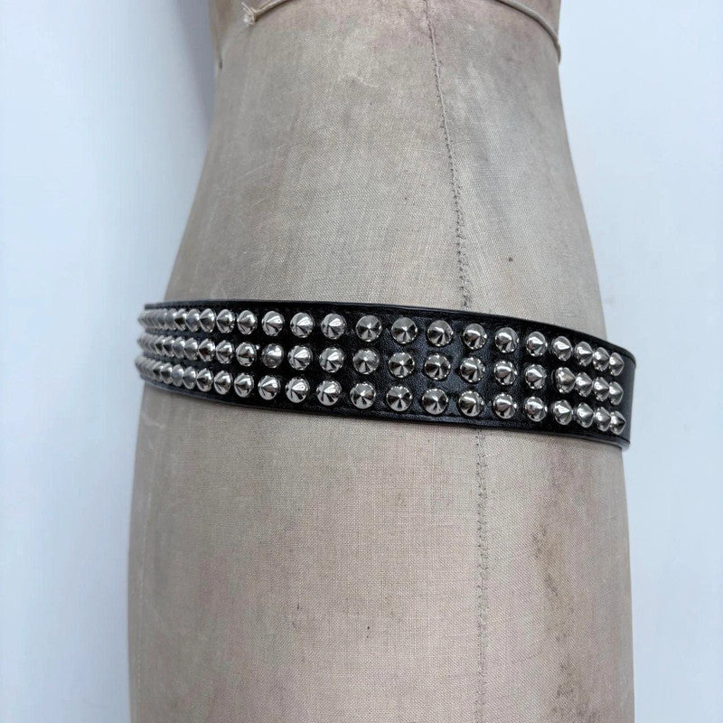 Black Studded Belt