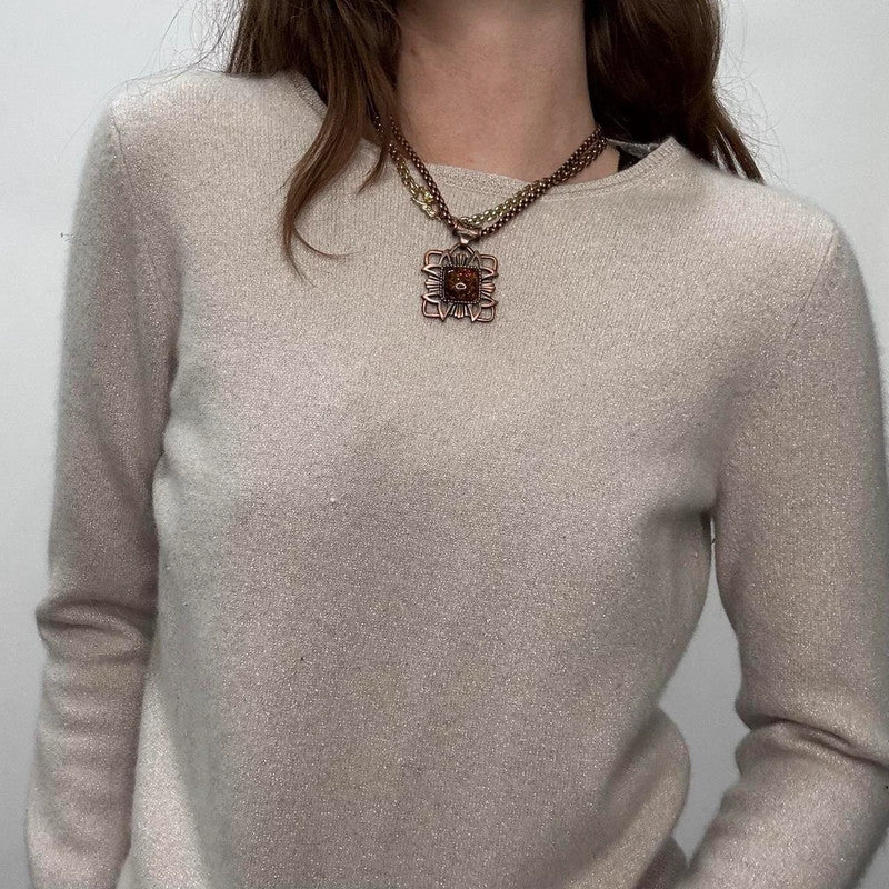 soft knit cream cashmere jumper