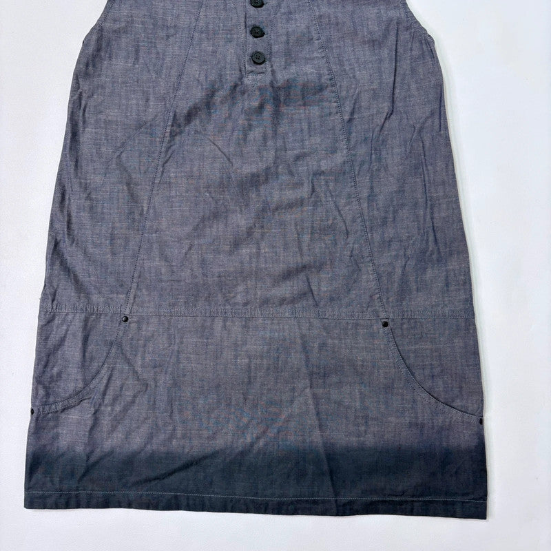 Diesel grey denim pinafore dress