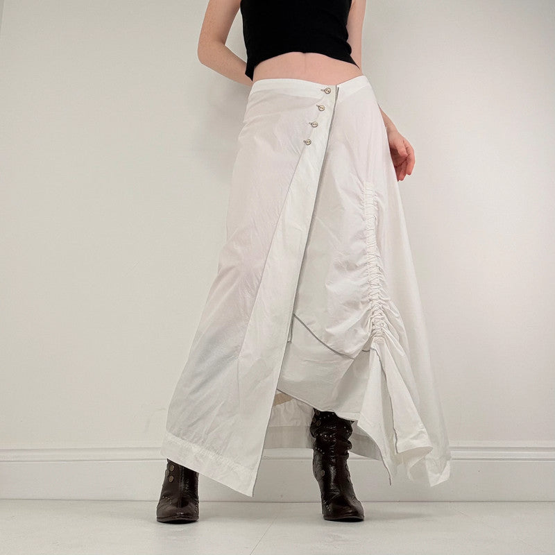 Cop Copine asymmetric flared maxi skirt