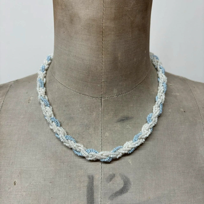 layered beaded boho necklace
