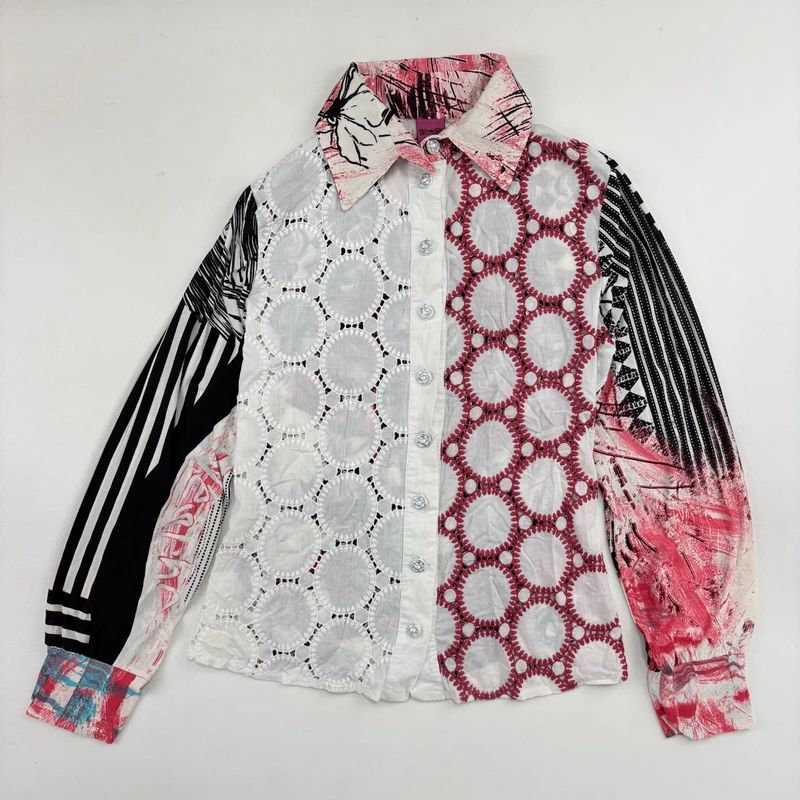 Save the Queen Embroidered Graphic printed Shirt