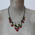 Cherry fruit necklace