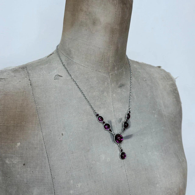 flower fairy gem necklace