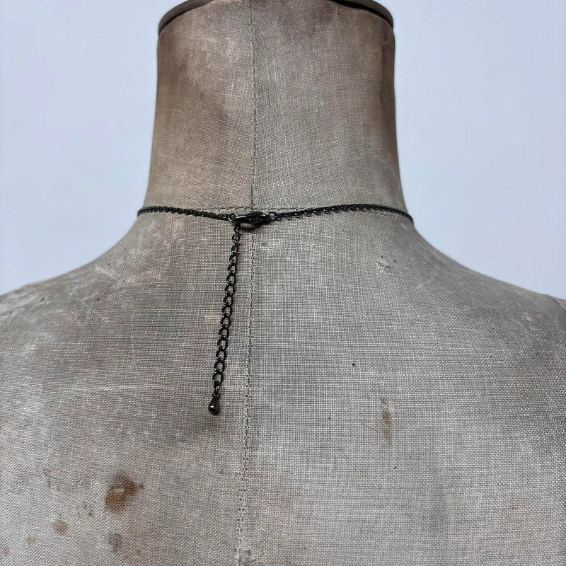 metal chandelier chain necklace