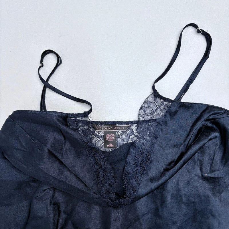 navy lace victoria's secret cami dress