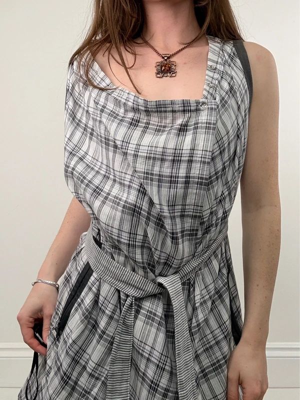 Cop Copine tartan checked
