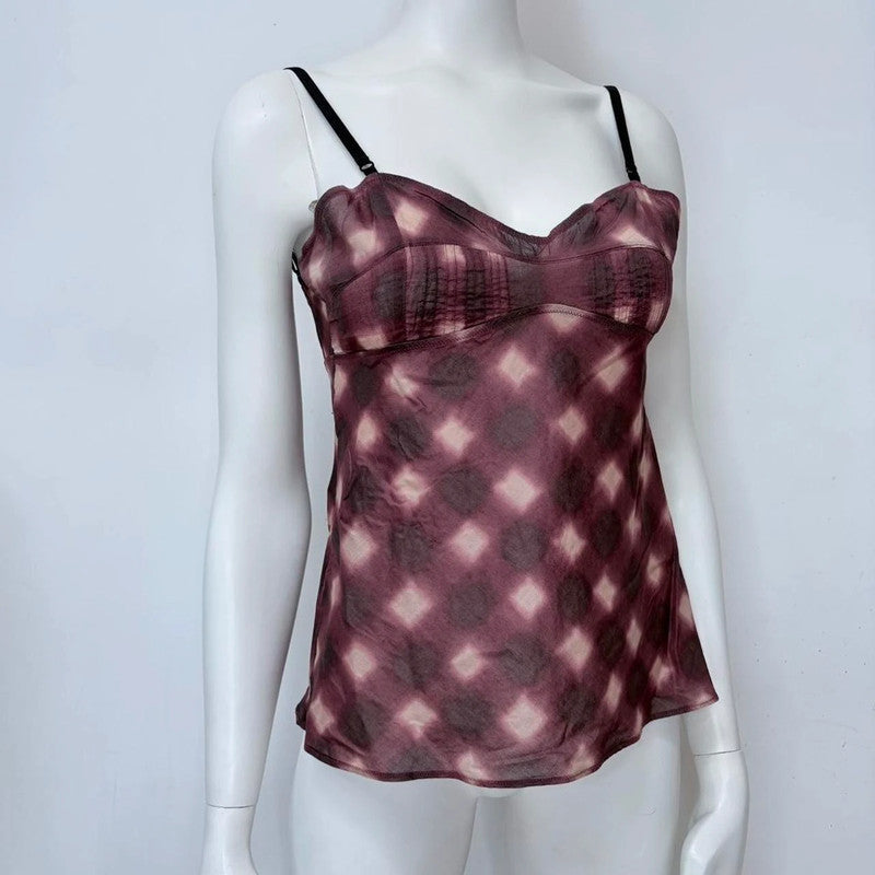Tartan print Marni vest top