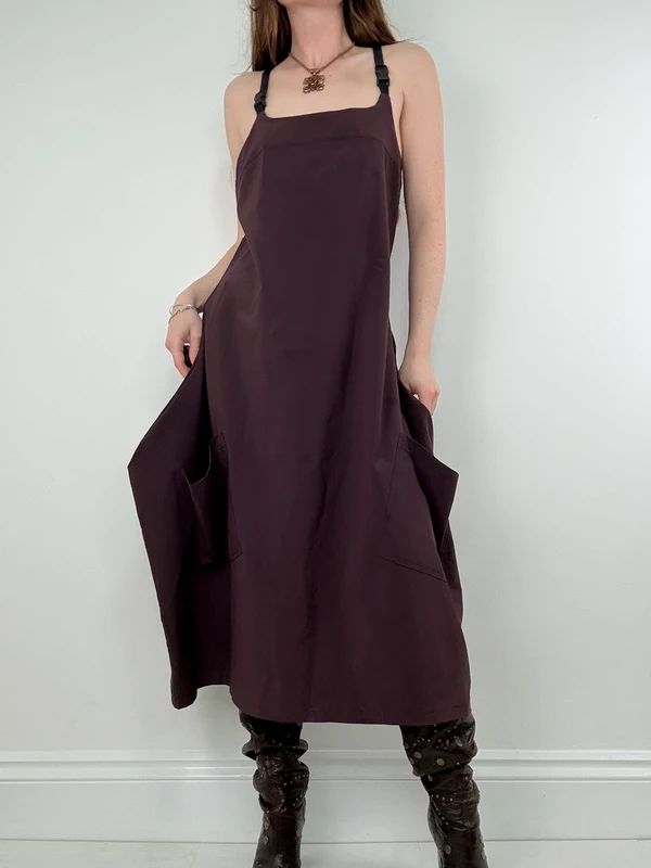 Cop Copine gathered structured maxi dress