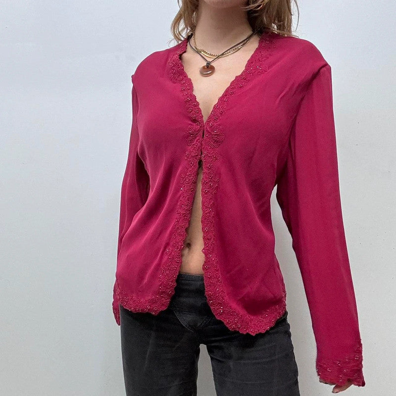 red silk fairy shirt