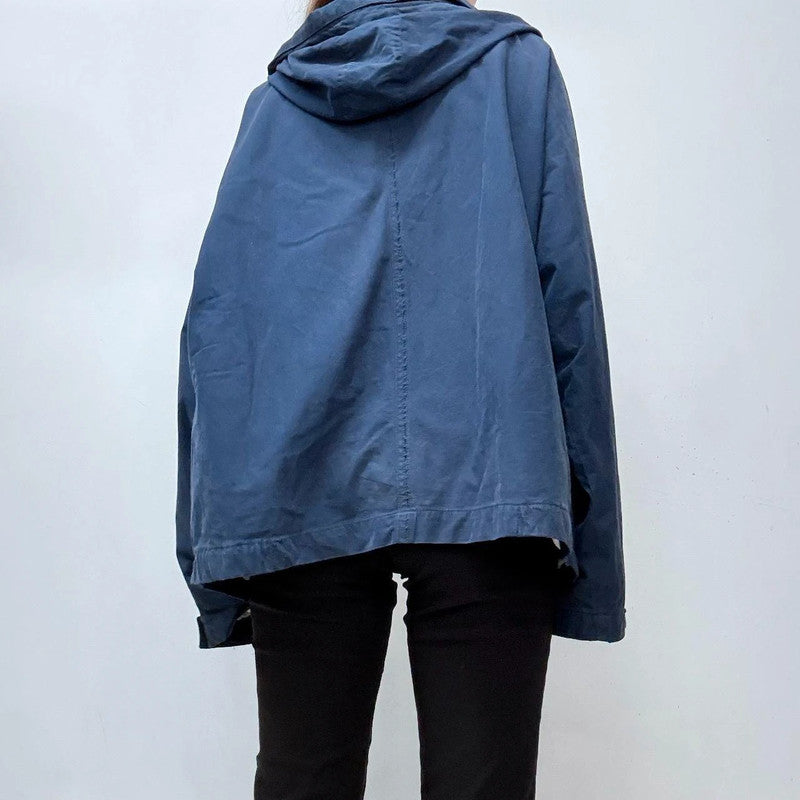 Nautica navy oversized windbreaker jacket